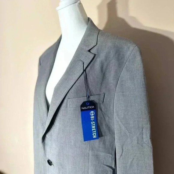Nautica Men's Modern-Fit Bi-Stretch Suit 40L - Picture 9 of 16